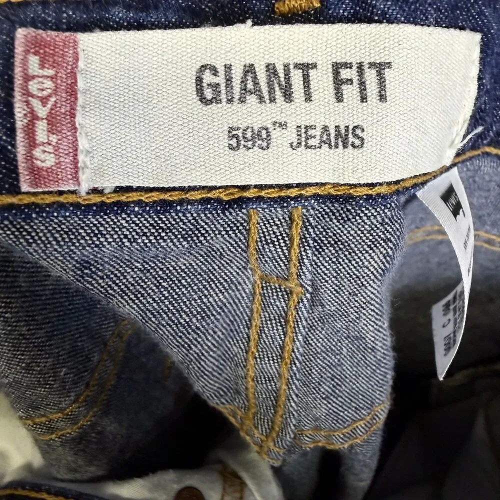 Levi's 599 Giant Fit Men's Jeans Size 31x30(34x29) Baggy Wide Leg Y2K Skater Y2K
